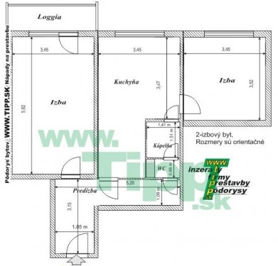 2-izbový byt 12 posch s balkonom P pôdorys.JPG