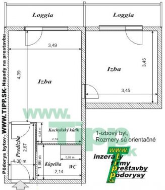 1-izbový byt 12 posch s balkonom P pôdorys.JPG