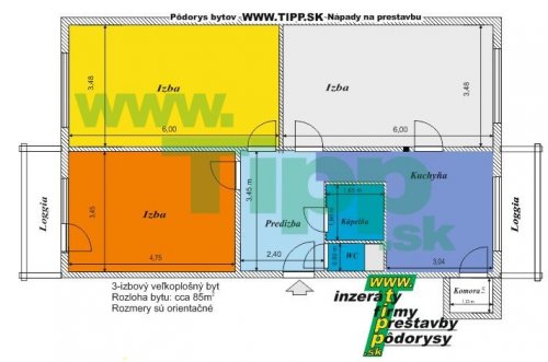 3 izzbový byt s 2 balkonmy p 2x6MK pôdorys.JPG
