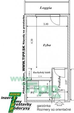 garzonka 12 posch s balkonom L pôdorys.JPG